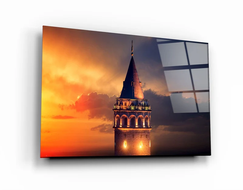 ・"Galata Tower"・Glass Wall Art