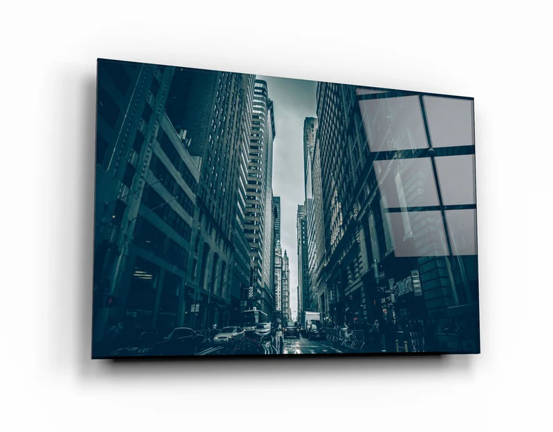 ・"Newyork City"・Glass Wall Art