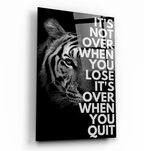 It is Not Over | Designers Collection Glass Wall Art