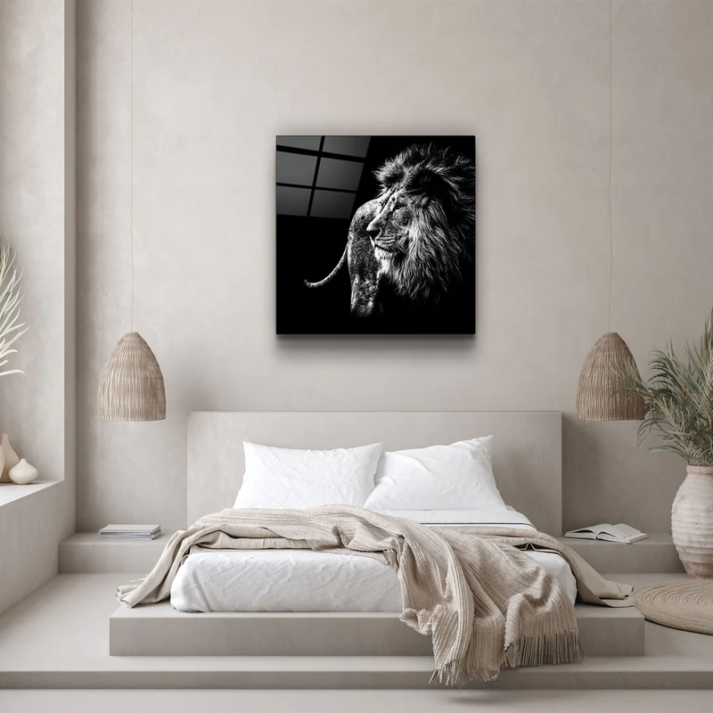 ・"Lion"・Glass Wall Art - Image 3