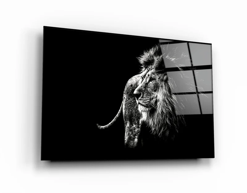 ・"Lion"・Glass Wall Art
